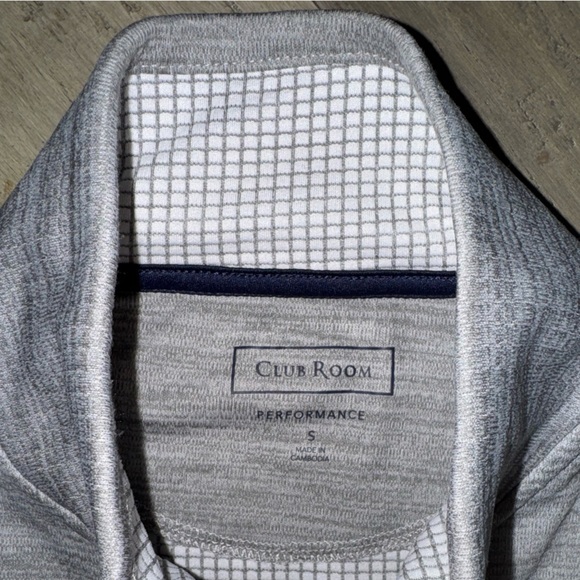 CLUB ROOM performance quarter zip pullover - Picture 2 of 2